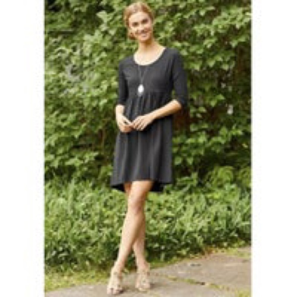 Matilda Jane black 3/4 sleeve dress